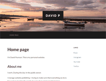 Tablet Screenshot of davidp.org.uk
